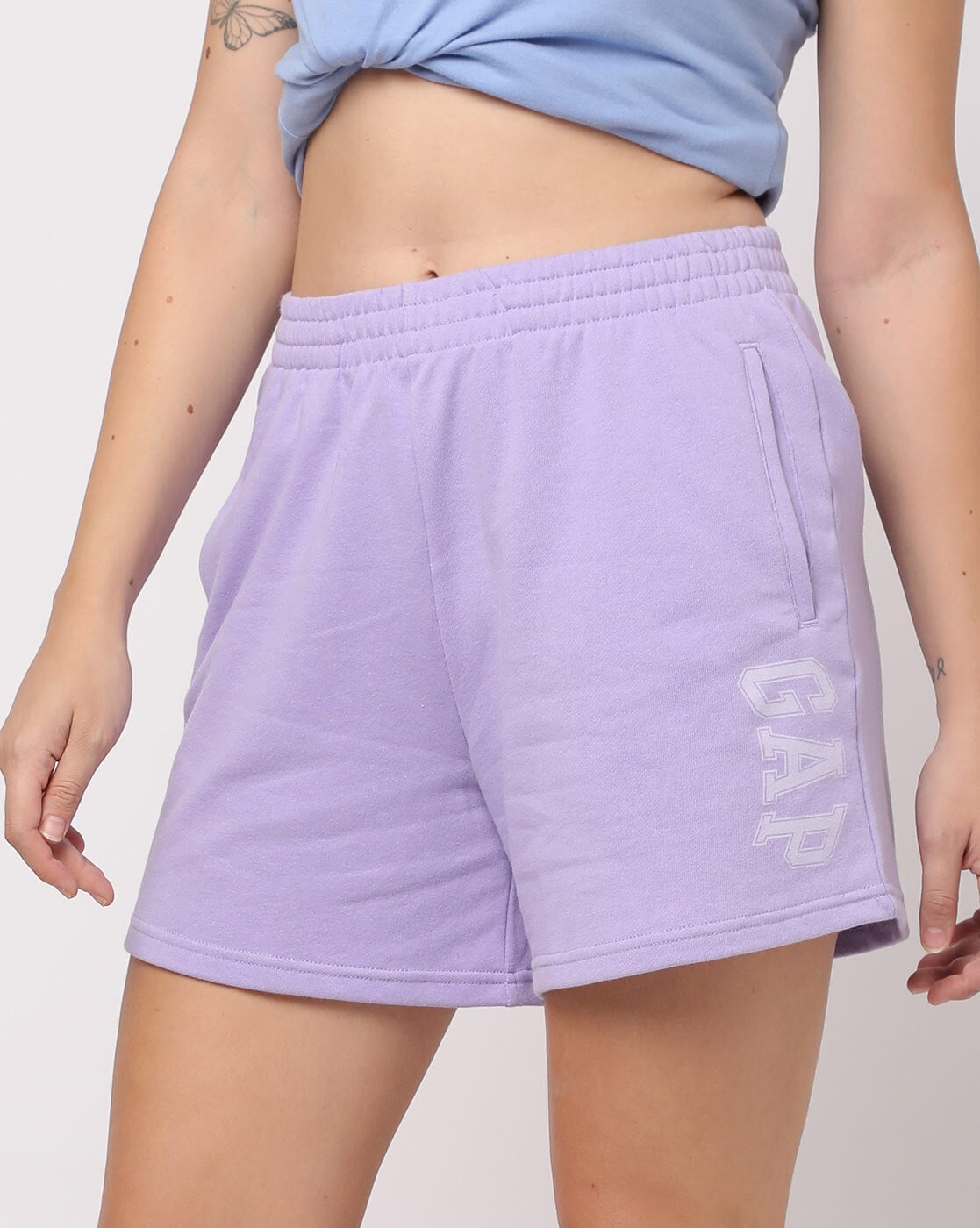 Buy Purple Shorts for Women by GAP Online Ajio