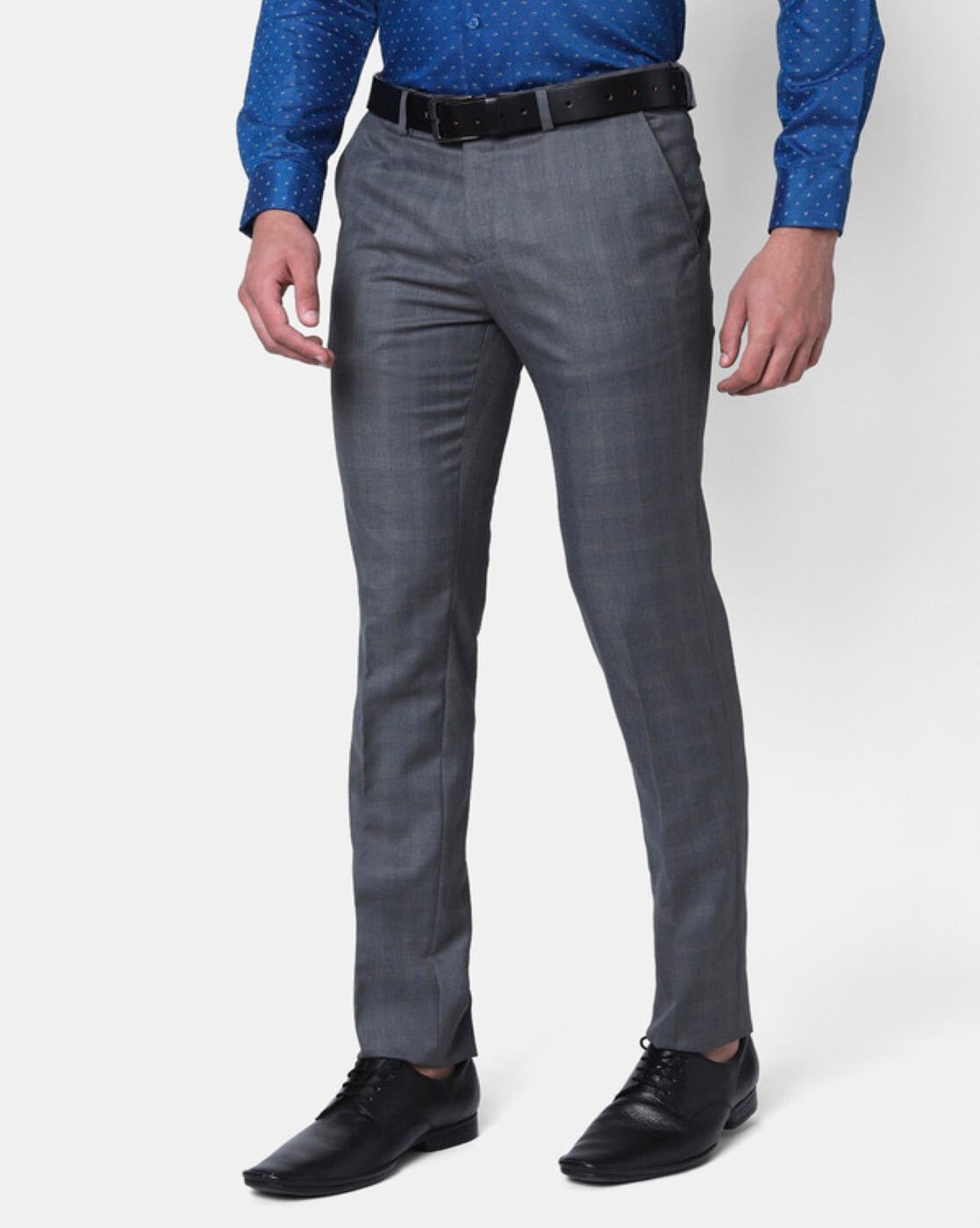 Buy Siyaram's Inspiro Poly Viscose Slim Fit Checks Formal Trouser for Men  (Beige, 36) (F8117) at Amazon.in