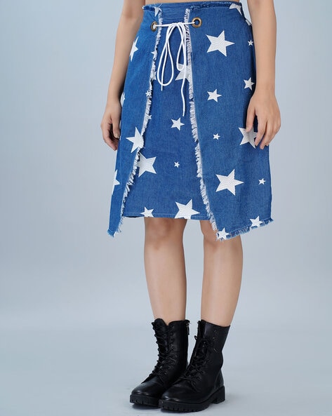 Star hotsell wrap skirt