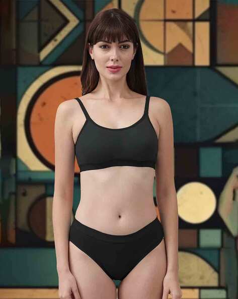 Beach Curve Lingerie Set - Buy Beach Curve Lingerie Set Online at Best  Prices in India