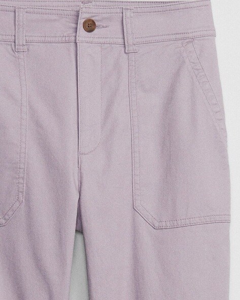 Buy Purple Trousers & Pants for Women by GAP Online