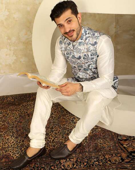 Buy White Ethnic Suit Sets for Men by JOMPERS Online