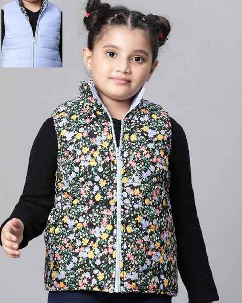 Oxolloxo Girls Reversible Puffer Jacket