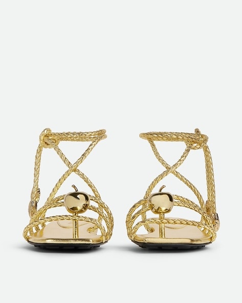 CoRNETTI Teodoro Sandal in Gold | REVOLVE