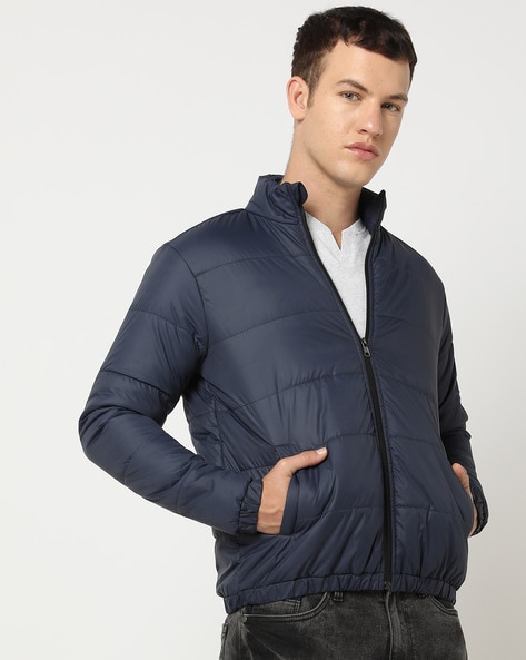 Men Quilted Regular Fit Puffer Jacket