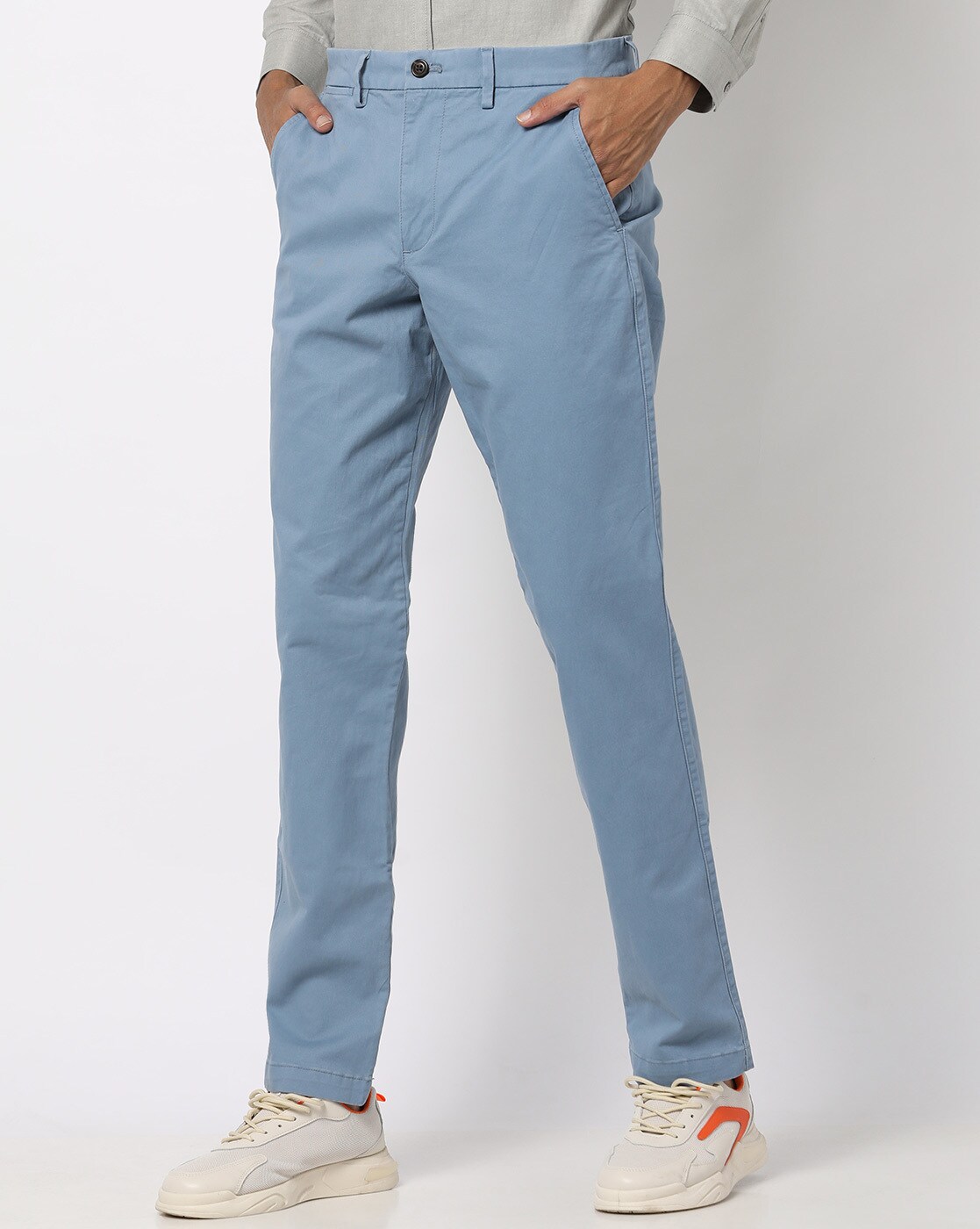 Garment Dyed Silky Cotton Sid Chino Pant – Tibi Official
