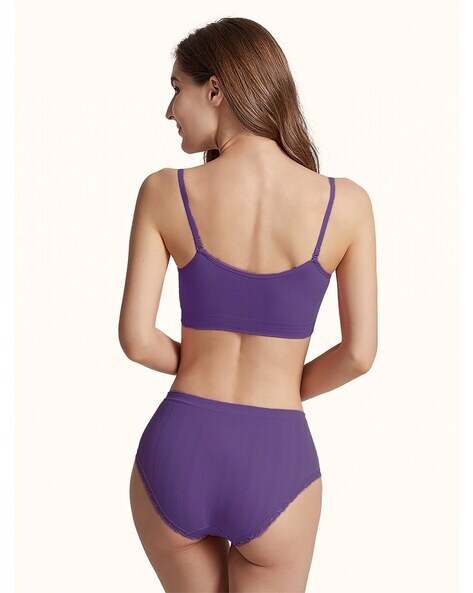 Buy Purple Lingerie Sets for Women by BEACH CURVE Online