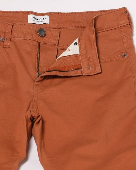 Buy Orange Trousers & Pants for Men by hangup Online | Ajio.com