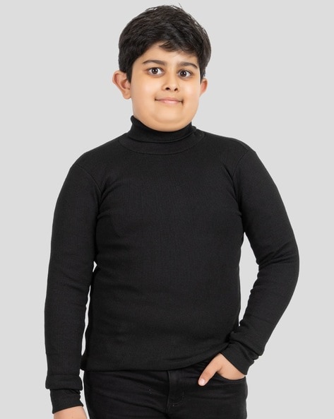 Boys black sweater hotsell