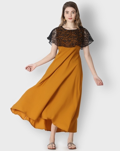 mustard-color #evening gown dress kim kardashian | Fashion, Dress,  Beautiful dresses