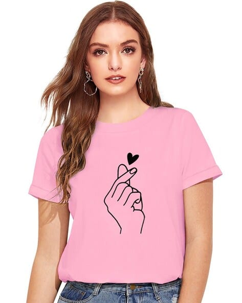Buy Pink Tops for Women by SKC Online | Ajio.com