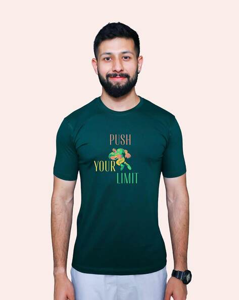 Buy Push Your Limit Men's T-shirt Online in India -Beyoung