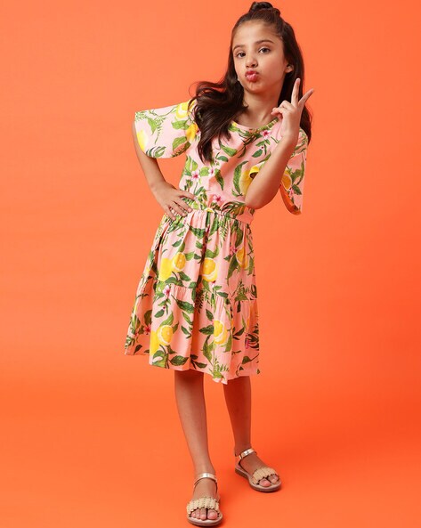 Line hot sale peach dresses