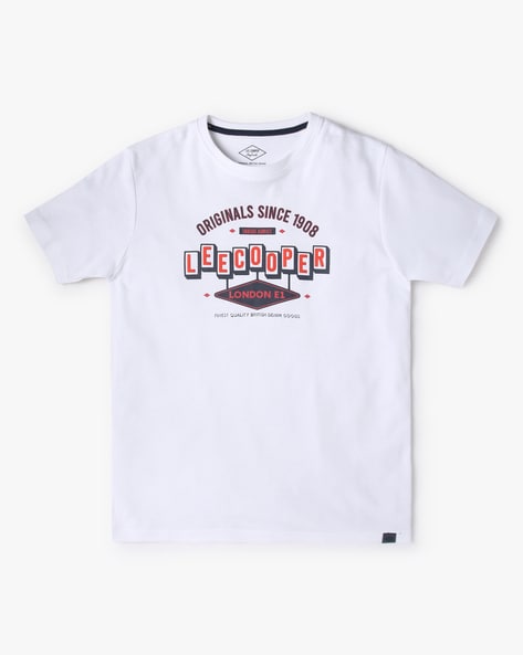 Lee Cooper Boys Printed Round-Neck T-Shirt