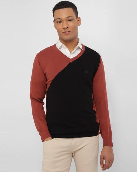 Buy Black Brown Sweaters Cardigans for Men by ALLEN SOLLY