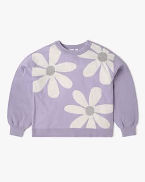 gap kids Girls Floral Pattern Sweater-picture-7