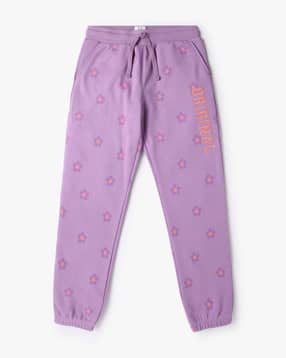 Girls Floral Print Joggers-image-27