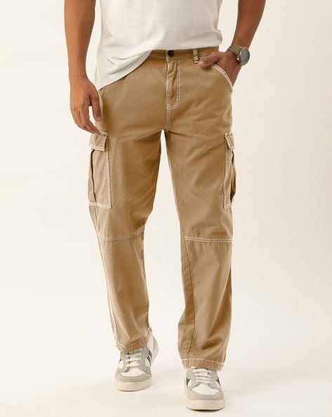 Buy Black Trousers & Pants for Men by IVOC Online | Ajio.com