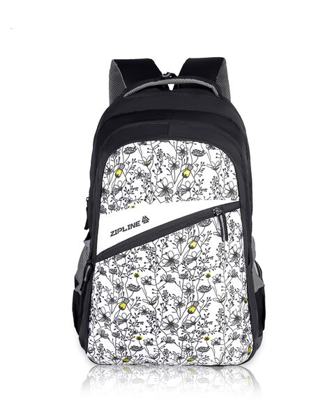 Black backpack outlet with side pockets