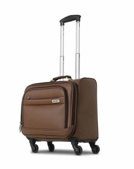 Buy Brown Luggage Trolley Bags for Men by Novex Online Ajio