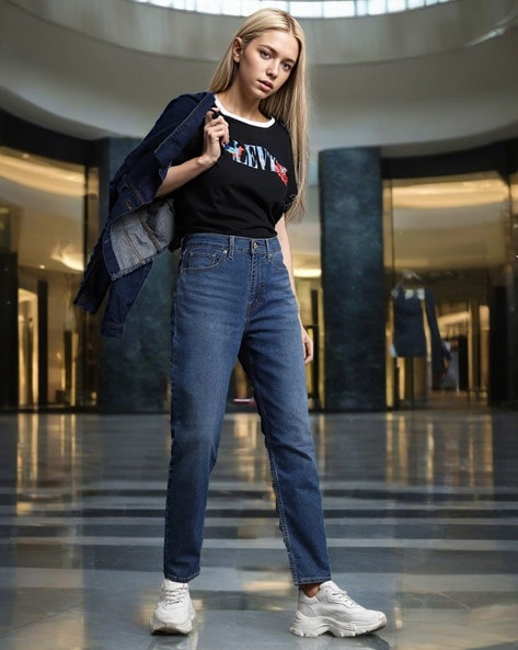 Korean Style] Vintage Wash Loose Fit Straight Jeans – Ordicle