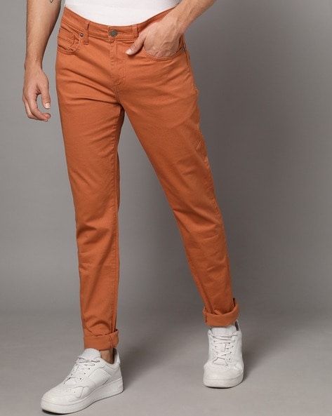 Prana Mens Orange Bronson Carpenter Pants Organic... - Depop