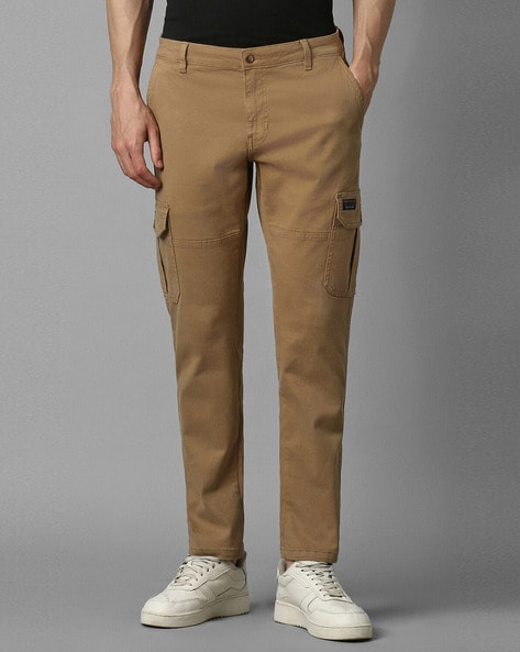 Buy GAP Men Brown Classic Slim Fit Khakis Pants 