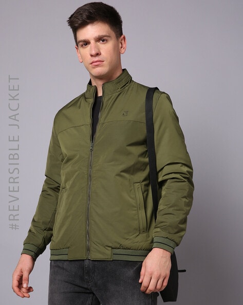 Buy Fort Collins Reversible Bomber Jacket - Jackets for Men 25265278 |  Myntra