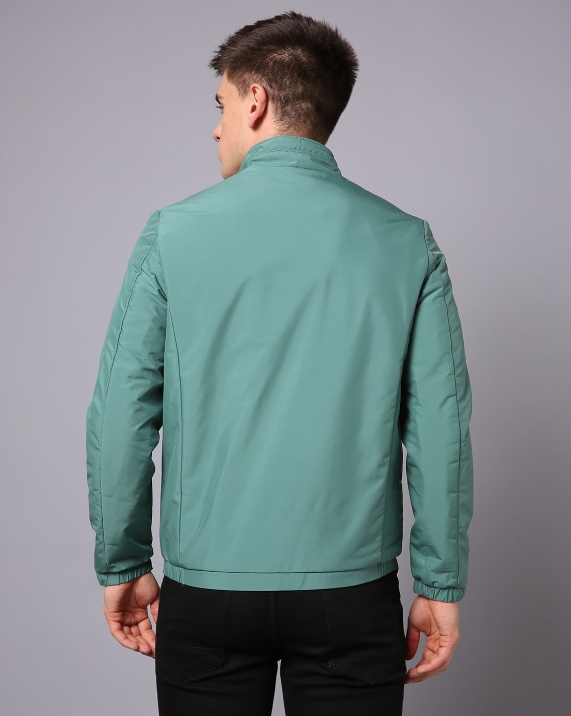 Turquoise bomber hotsell jacket mens