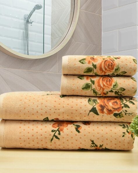 Floral print bath towels new arrivals