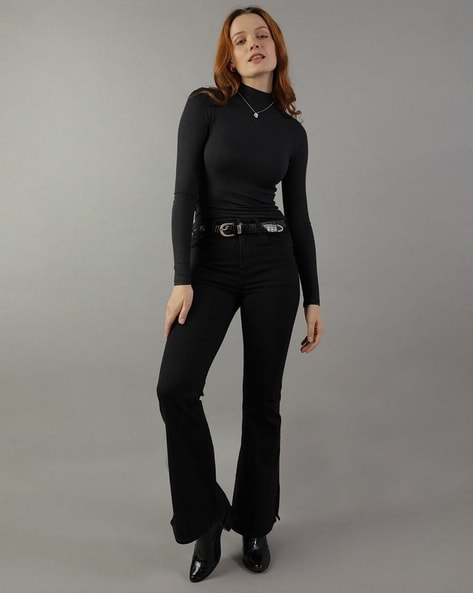 Black turtleneck american eagle best sale