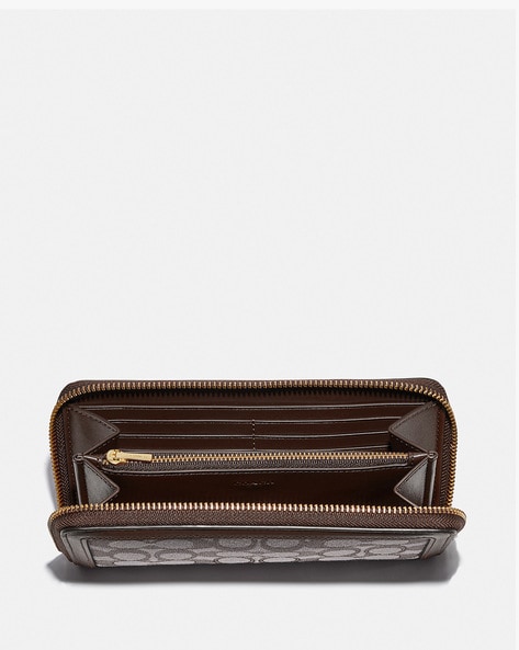 Accordion zip wallet sale