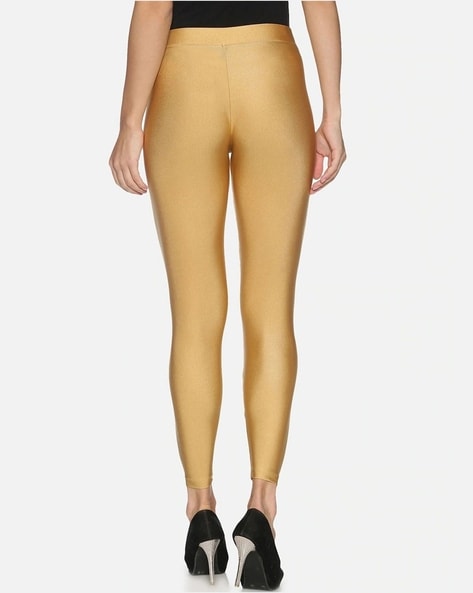Buy Gold & Silver Leggings for Women by Twin Birds Online