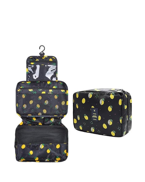 Women Printed Hanging Cosmetic Toiletry Bag