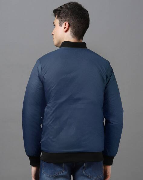 aimoha men Urban Style Bomber Jacket Raw Urban Culture Full Sleeve