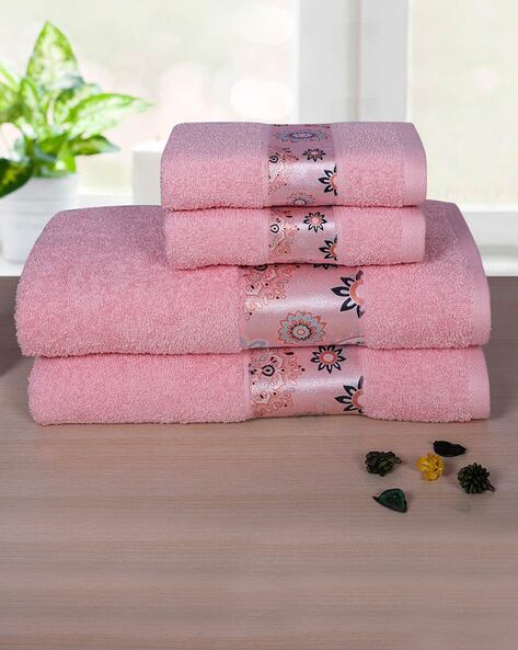 Peach towel online set