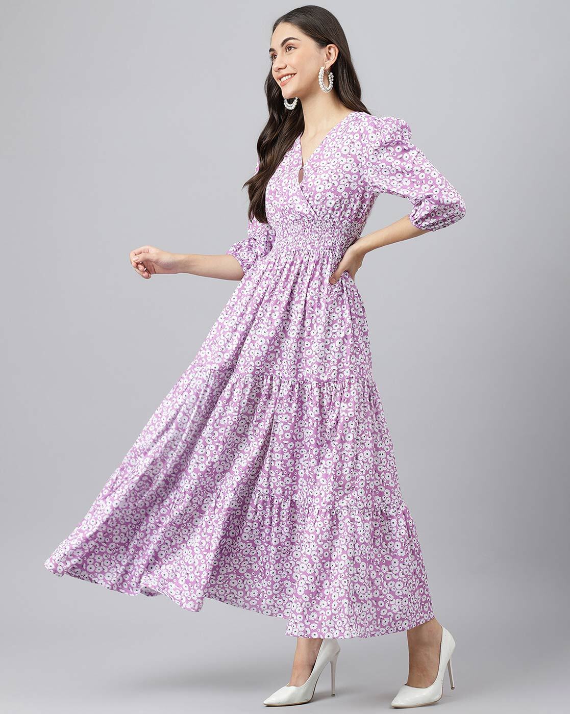 Lavender Floral Sleep Dress – StylePhase SA