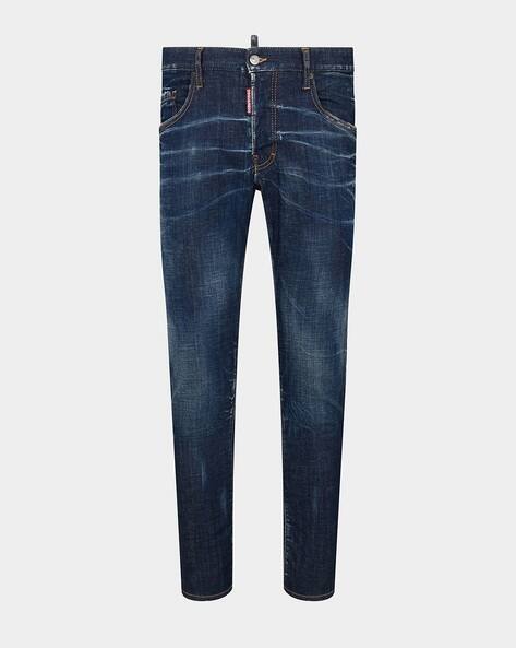 Buy Navy Blue Jeans for Men by Dsquared2 Online | Ajio.com