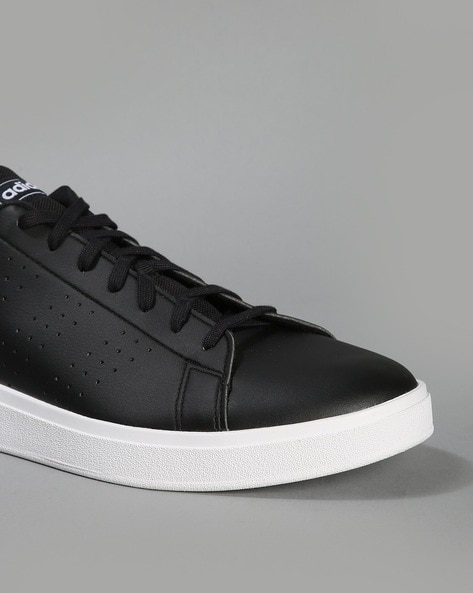 Adidas advantage best sale mens black