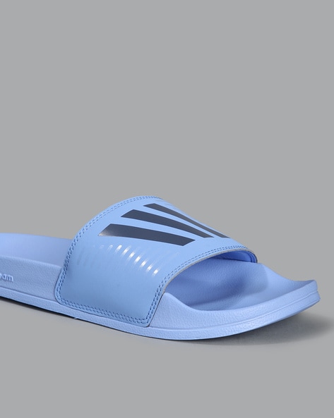 Adidas blue sliders online