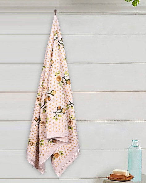 Floral bath clearance towels