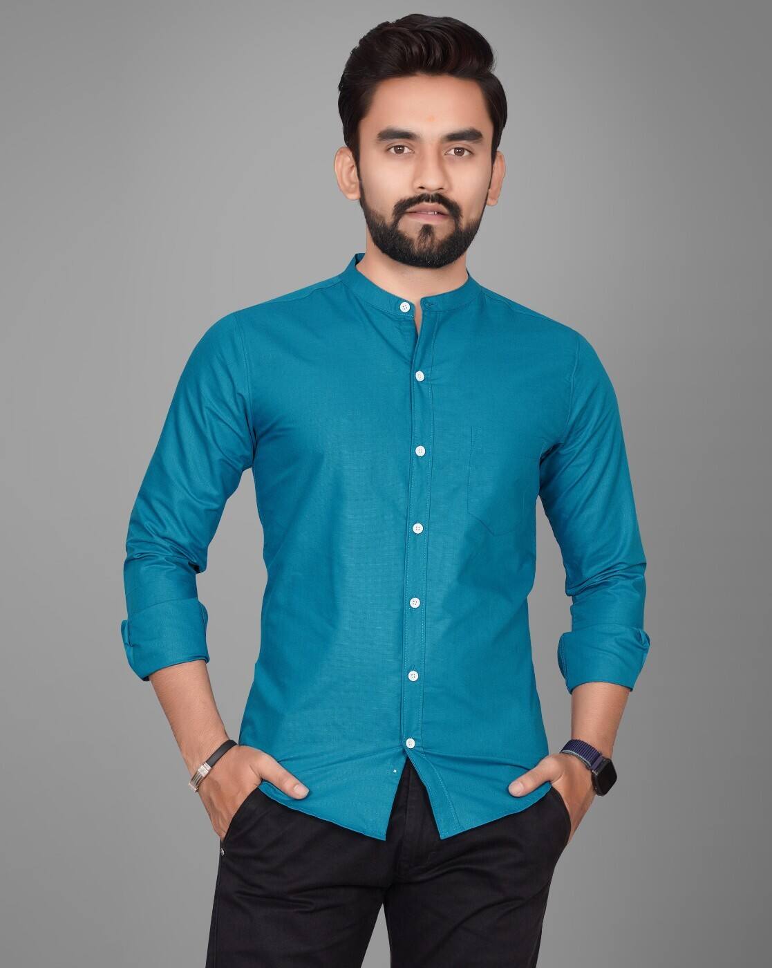 Buy Tyzlo Men Regular Fit Shirt with Ba Online | Ajio.com