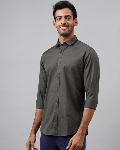 Buy Grey Shirts for Men by Mr Button Online