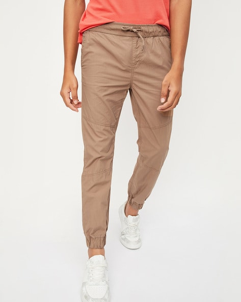 Buy Brown Track Pants for Boys by MAX Online Ajio