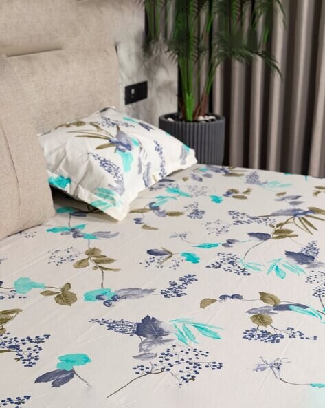 Buy Cream Bedsheets for Home & Kitchen by Story@home Online