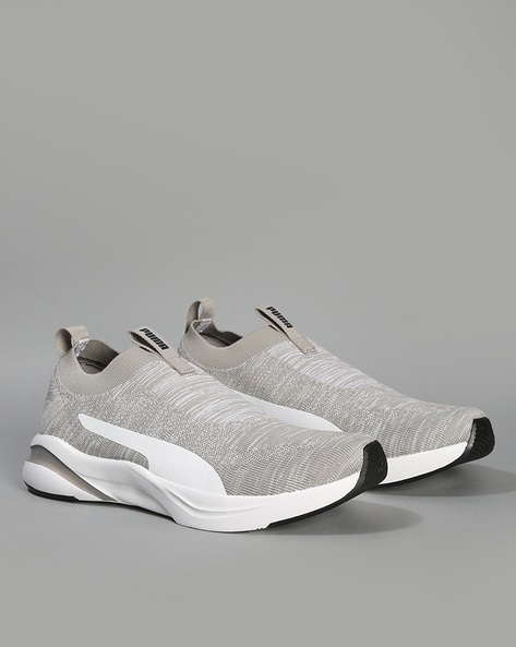 Puma grey store slip on