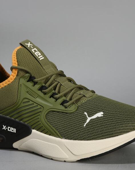 Puma dark green shoes hotsell