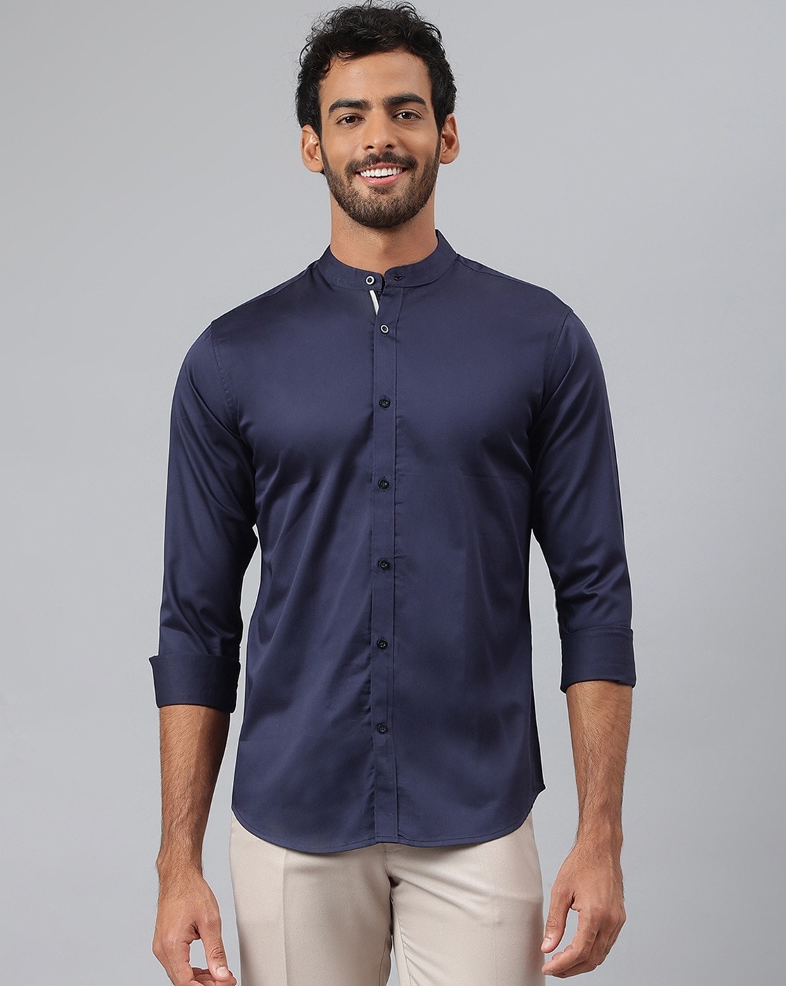 Buy Blue Shirts for Men by Mr Button Online