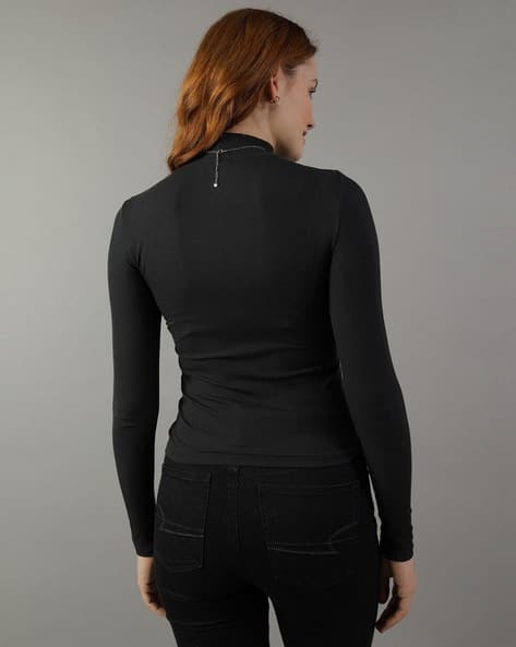 Price History of American Eagle Women Regular Fit Turtleneck T
