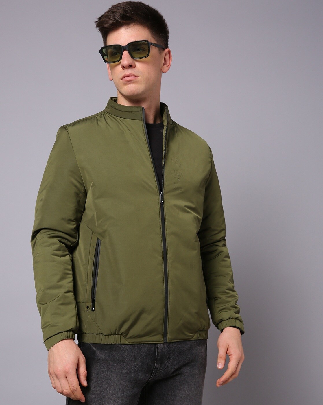 Buy Olive Green Jackets & Coats for Men by Buda Jeans Co Online | Ajio.com